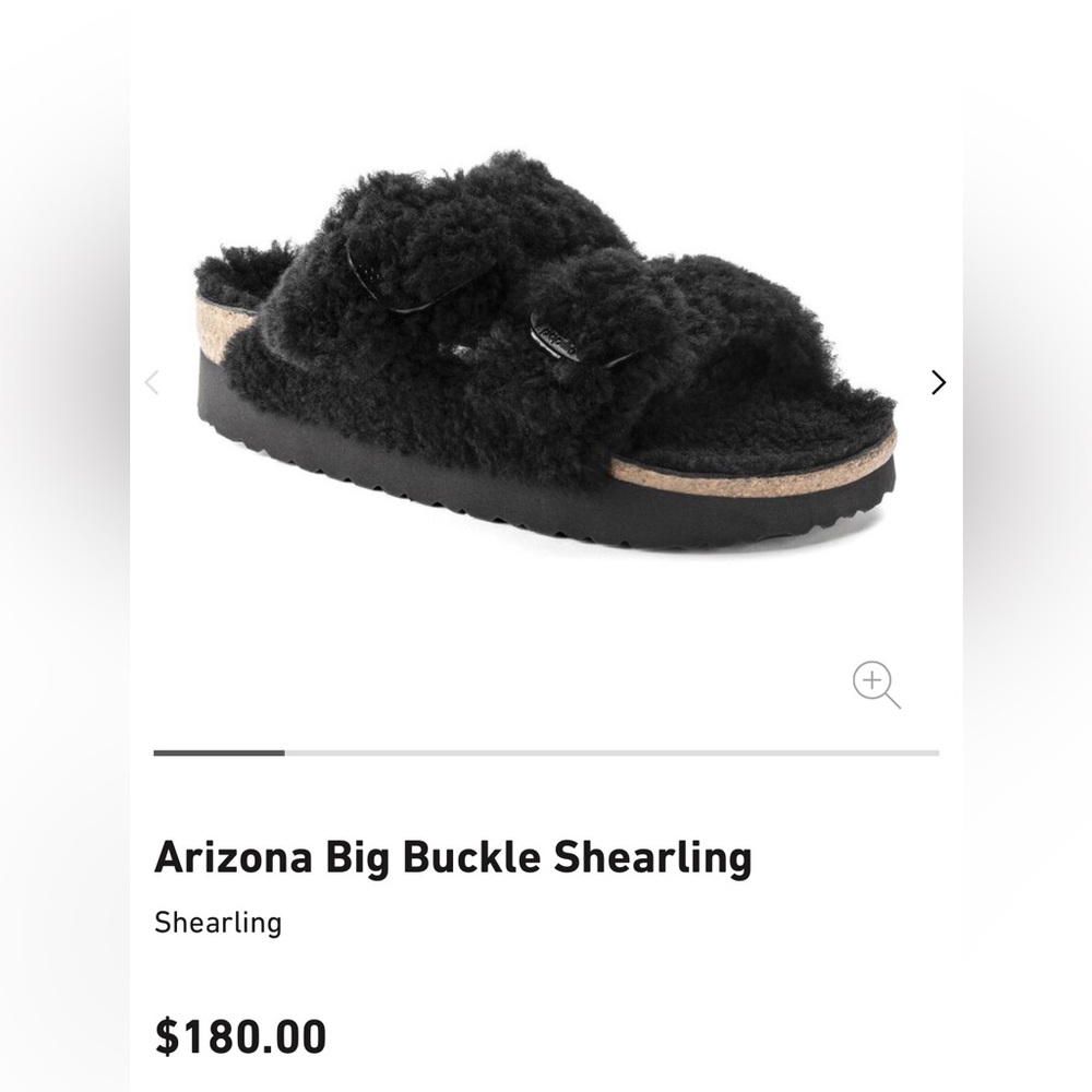 Birkenstock Arizona big buckle Shearling